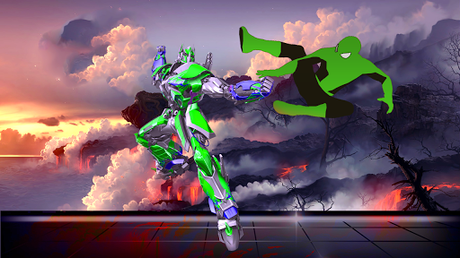 Télécharger Gratuit Iron Hero Battle Arena: Future Fight Robot Games APK MOD (Astuce) screenshots 3