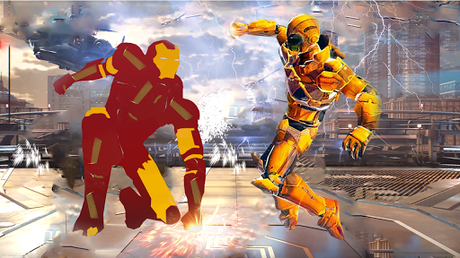 Télécharger Gratuit Iron Hero Battle Arena: Future Fight Robot Games APK MOD (Astuce) screenshots 1