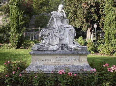 Territet-Montreux. — Le monument à l’Impératrice d’Autriche