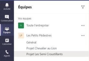 Microsoft Teams : Un travail d’équipe ! Microsoft Teams équipes