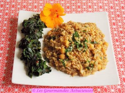 Risotto asiatique aux pois chiches (Vegan)