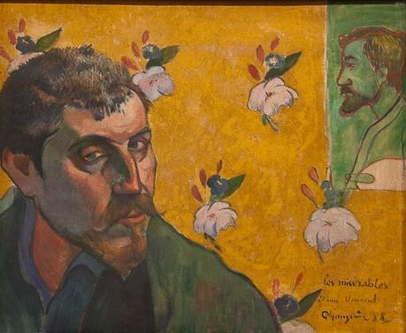 Gauguin Autoportrait avec portrait de Bernard, Les Misérables 1888 Van Gogh Museum