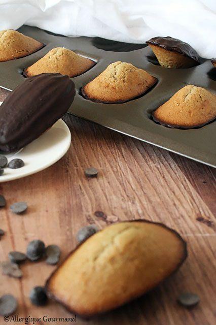 Madeleines { sans gluten, sans lait, sans œufs }