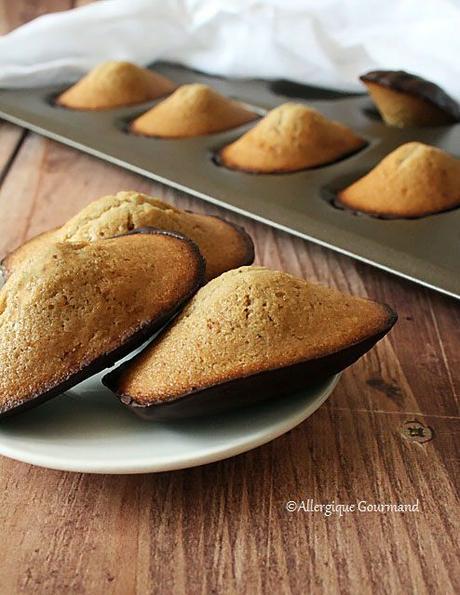 Madeleines { sans gluten, sans lait, sans œufs }