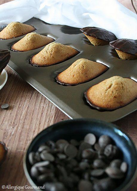 Madeleines { sans gluten, sans lait, sans œufs }