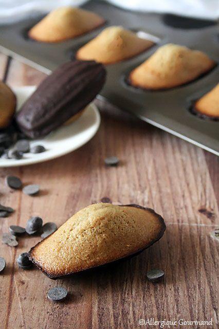 Madeleines { sans gluten, sans lait, sans œufs }