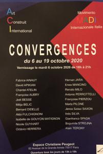 Art Construit International « Convergences » 6/19 Octobre 2020 Espace Christiane Peugeot