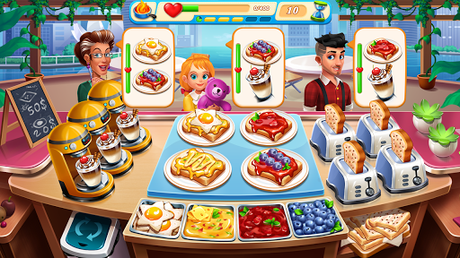 Télécharger Cooking Marina - Jeux de cuisine,restaurant rapide  APK MOD (Astuce) 1