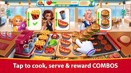 Télécharger Cooking Marina - Jeux de cuisine,restaurant rapide  APK MOD (Astuce) 3