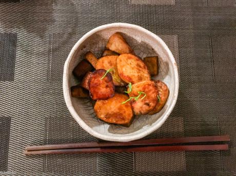 Shojin Riyori – Pommes de terre et tofu fumé teriyaki