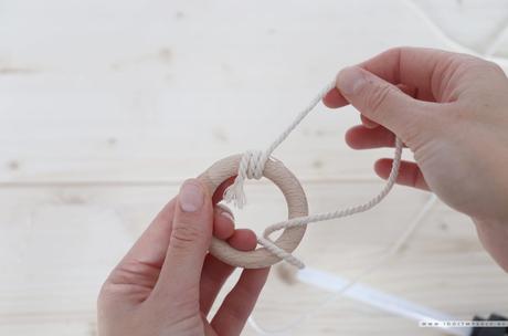 DIY : Cache pot corde
