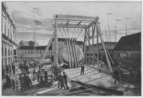 Die Granitschale auf dem Transport by Hummel 1828 Stiftung Stadtmuseum Berlin, perte de guerre