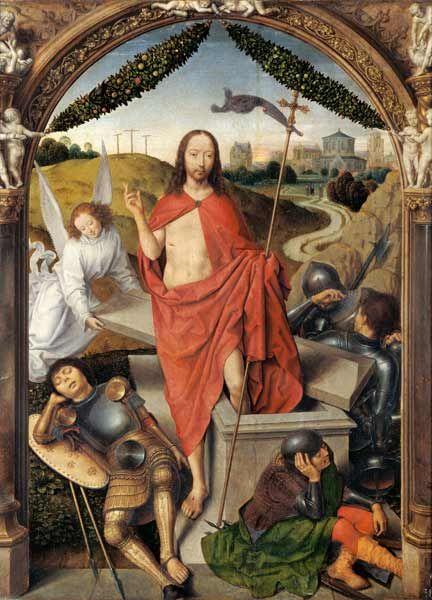 Memling 1490 Trittico della Resurrezione, Museo del Louvre