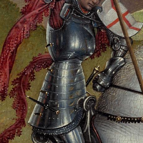 Van der Weyden 1432-35 St Georges et le dragon NGA