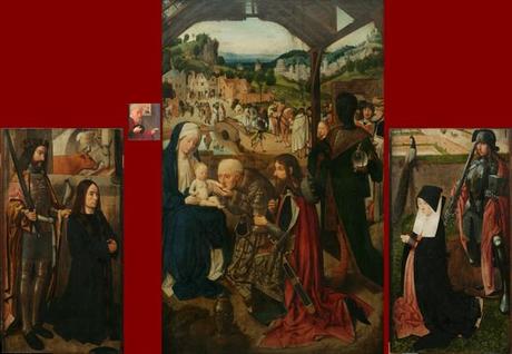 1485 ca Geertgen tot Sint Jans Adoration of the Magi, Narodni galerie Prague