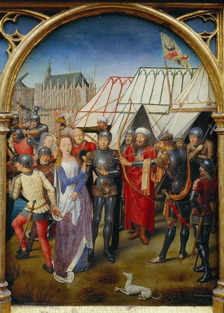 Memling 1489 Chasse de Ste Ursule Martyre a Cologne B Hopital St Jean Bruges