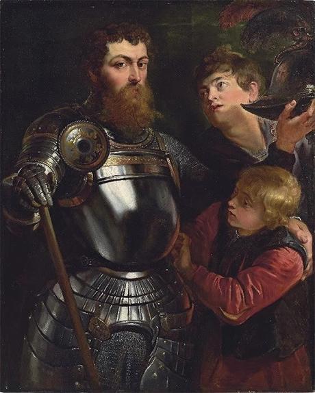 1613 A Commander Being Armed for Battle by Peter Paul Rubens