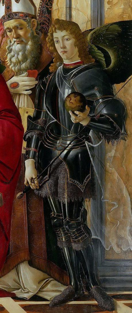 Botticelli 1487 Pala di san Barrnaba San Michele Offices