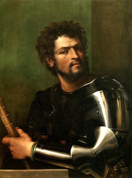Sebastiano del Piombo, Man in Armor .c1511-1512 Wadsworth Museum
