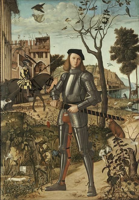 Portrait d'un chevalier Carpaccio, vers 1510, Musee Thyssen-Bornemisza, Madrid