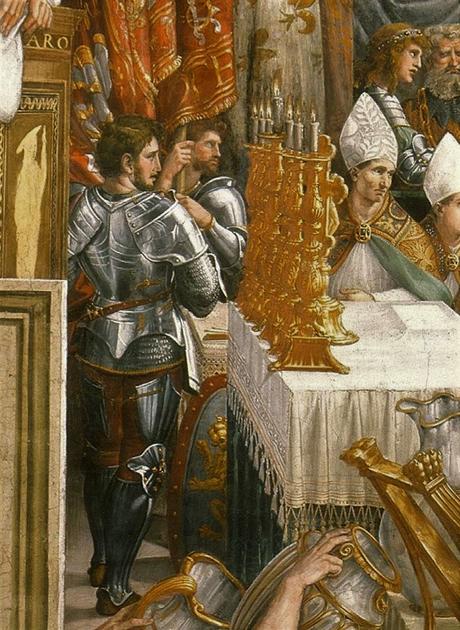 Raphael et atelier 1515-16 Couronnement de Charlemagne autel