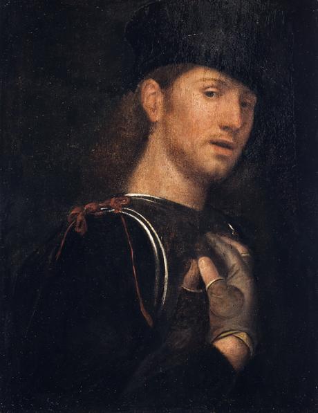 Giorgione-attr-portrait-of-an-archer-Scottish-National-gallery-Edimbourg.
