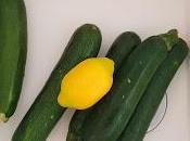 Cinq courgettes citron plastique