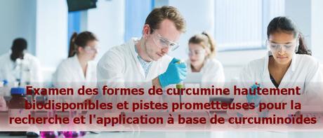 Examen des formes de curcumine hautement biodisponibles et pistes prometteuses pour la recherche et l’application à base de curcuminoïdes
