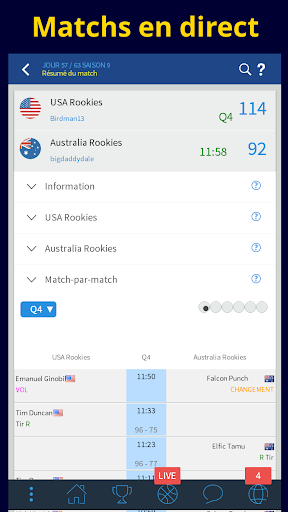 Code Triche CyberDunk 2 Basketball Manager APK MOD (Astuce) 4
