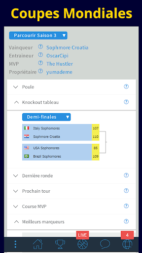 Code Triche CyberDunk 2 Basketball Manager APK MOD (Astuce) 3