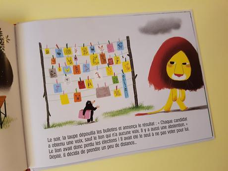 L'histoire du lion qui voulait être président de Martin Baltscheit et Marc Boutavant  ♥ ♥ ♥