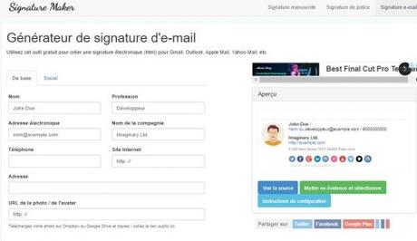 Les 22 meilleurs logiciels pour créer une signature d’email + Modèle signature mail