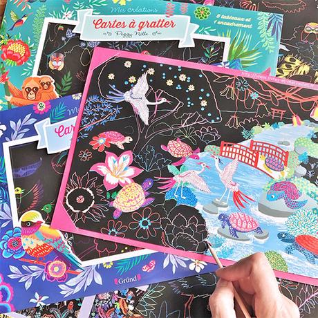 De magnifiques cartes à gratter De magnifiques cartes à gratter