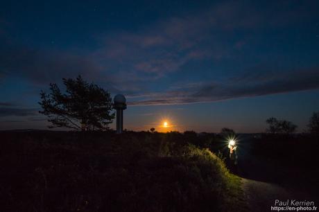 lever de pleine lune à Saint-Goazec #Bretagne #Finistère