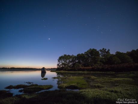 lever de pleine lune à Saint-Goazec #Bretagne #Finistère