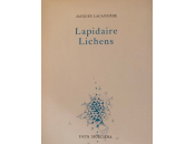 (Anthologie permanente) Jacques Lacarrière, Lichens