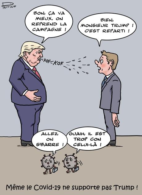 Trump vainqueur de la Covid-19 Trump vainqueur de la Covid-19