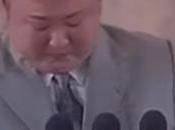 dirigeant nord-coréen Jong-un larmes pendant défilé militaire