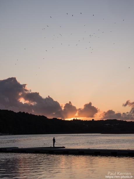 la cathédrale en fin de journée à #Quimper #Bretagne #Finistère