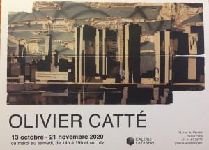 Galerie Lazarew  exposition Olivier Catté  -jusqu’au 21 Novembre 2020