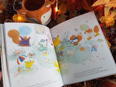 Un thé à l'eau de parapluie de Karen Hottois et illustré par Chloé Malard ❤❤❤