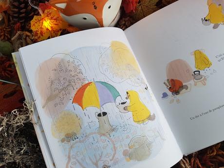 Un thé à l'eau de parapluie de Karen Hottois et illustré par Chloé Malard ❤❤❤