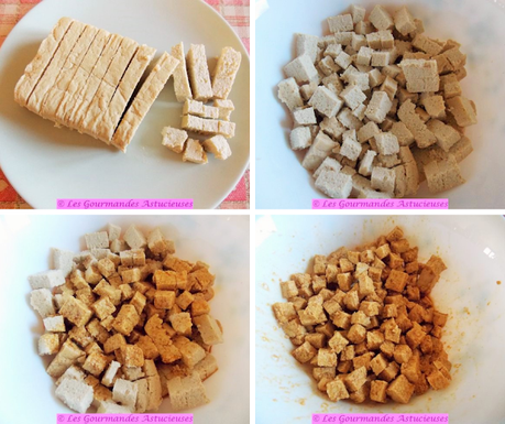 Chou braisé et tofu fumé fait maison (Vegan) Chou braisé et tofu fumé fait maison (Vegan)