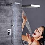 Meilleure douche encastrable – Comparatif 2020 Colonne de Douche Encastré, SENDERPICK Ensemble de Douche Encastrable System de Douche Mural pour Salle de Bain