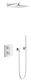 Meilleure douche encastrable – Comparatif 2020 Grohe Ensemble de Douche Encatsré avec Rainshower Allure 230 mm Grohe Grohtherm Cube 34506000