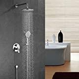 Meilleure douche encastrable – Comparatif 2020 ubeegol Colonne de Douche Encastré Ensemble de Douche Encastrable Set de Douche Mitigeur Douche Encastrable Pommeau De Douche pour Salle de Bain