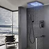 Meilleure douche encastrable – Comparatif 2020 DAMO&GUYAN Systèmes de Douche Robinet de Salle de Bain - Bronze Noir - Bain de Pluie - Robinet de Bain - Baignoire - Douche - Mitigeur - Douche - Douche - Douche