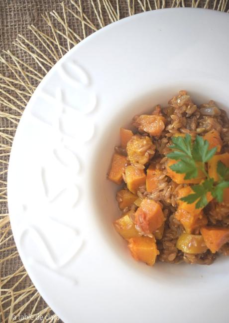 Risotto de petit épeautre à la butternut
