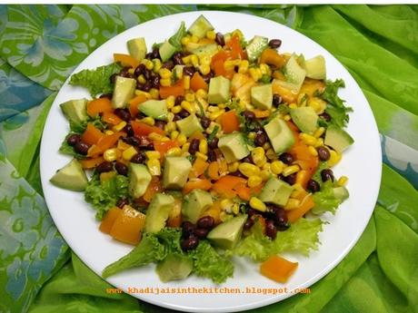 SALADE À L’AVOCAT, MAÏS, POIVRON ORANGE ET HARICOTS NOIRS / AVOCADO, CORN, ORANGE BELL PEPPER AND BLACK BEANS SALAD /ENSALADA DE AGUACATE, MAÍZ, PIMIENTO NARANJA Y JUDÍAS NEGRAS /سلطة الأفوكادو والذرة والفلفل البرتقالي والفاصوليا السوداء SALADE À L’AVOCAT, MAÏS, POIVRON ORANGE ET HARICOTS NOIRS / AVOCADO, CORN, ORANGE BELL PEPPER AND BLACK BEANS SALAD /ENSALADA DE AGUACATE, MAÍZ, PIMIENTO NARANJA Y JUDÍAS NEGRAS /سلطة الأفوكادو والذرة والفلفل البرتقالي والفاصوليا السوداء