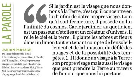 Jardin, un lien au cosmos